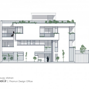 تصویر - خانه فروردین ، اثر دفتر معماری پیرامون ، اصفهان - معماری