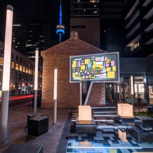 عکس - نصب مجسمه Speech Bubble در تورنتو کانادا
