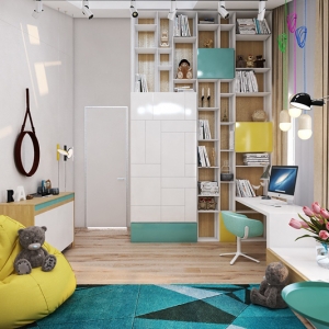 تصویر - ایده های جذاب برای اتاق خواب کودکان - معماری