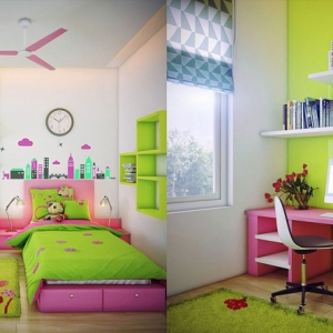 تصویر - ایده های جذاب برای اتاق خواب کودکان - معماری