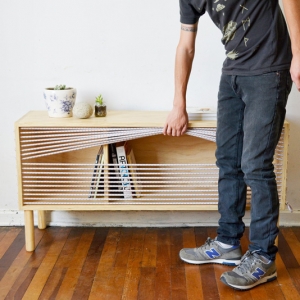 تصویر - میزی که با الهام از رینگ بوکس ساخته شده است. - معماری