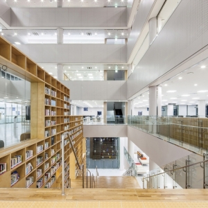 تصویر - کتابخانه دانشگاه Hoseo ،اثر مشاورین Bang Keun YOU و DongWoo ، کره جنوبی - معماری