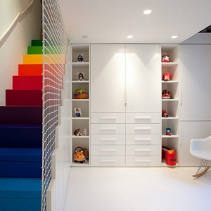 تصویر - پلکان رنگین کمانی خانه ای در لندن - معماری