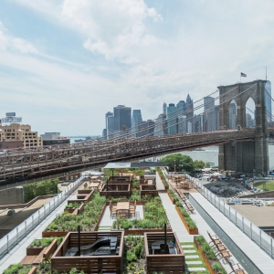 تصویر - طراحی منظر و بام سبز آپارتمان بروکلین ،اثر تیم معماری leeser ،آمریکا - معماری