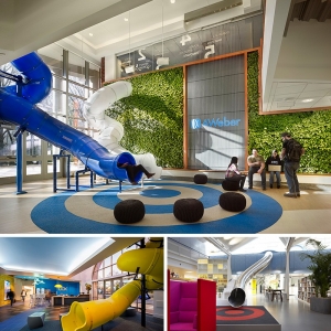تصویر - تداعی 8 نمونه فضای بازی جالب بزرگسالان در فضاهای اداری - معماری