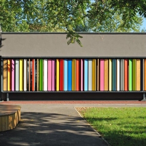 تصویر - نمای خلاقانه و رنگارنگ مهدکودکی در اسلوونی - معماری