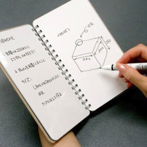 تصویر - NUboard، تخته‌ وایت بردی به شکل دفترچه یادداشت - معماری