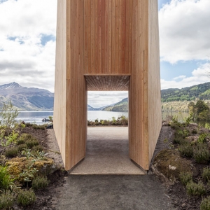 تصویر - نظرگاه هرمی شکل ، هنرنمایی بی نظیر BTE architecture ، اسکاتلند - معماری