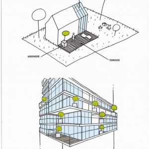 تصویر - مجموعه مسکونی ZAC du Pré Gauchet ، اثر مشاور طراحی a/LTA ، فرانسه - معماری