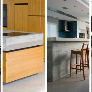 تصویر - آشپزخانه هایی با کانتر بتنی - معماری