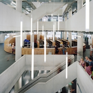 تصویر - کتابخانه Freiburg ، اثر تیم معماری Degelo Architekten و IttenbrechBühl ، آلمان - معماری