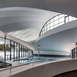 تصویر - مرکز بازی های آبی Aquamotion ، اثر تیم معماری Auer Weber  ، فرانسه - معماری