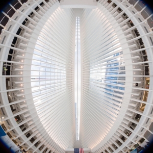 تصویر - مرکز حمل و نقل مرکز تجارت جهانی ، اثر معمار Santiago Calatrava ، نیویورک - معماری