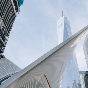 تصویر - مرکز حمل و نقل مرکز تجارت جهانی ، اثر معمار Santiago Calatrava ، نیویورک - معماری
