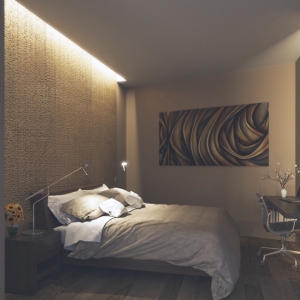 تصویر - 27 اتاق خواب با نورپردازی خیره کننده - معماری