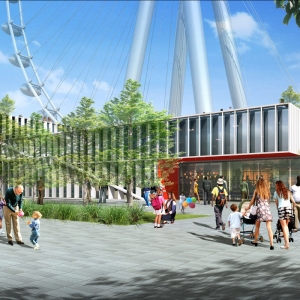 تصویر - بزرگ‌ترین چرخ فلک‌ دنیا در نیویورک با هزینه 500 میلیون دلار - معماری