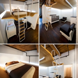 تصویر - تختخواب های طراحی شده برای اتاقهای کوچک - معماری