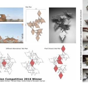 تصویر - پاویون NAPavilion دانشگاه معماری USC کالیفرنیا , اثر تیم معماری فرهاد ارباب ، فریبا ارباب ، مرسده وزیریان , ایران - معماری