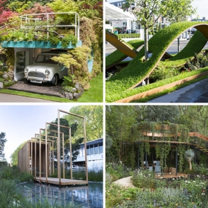 تصویر - نمونه هایی از طراحی فضای سبز در نمایشگاه گل 2016 چلسی - معماری