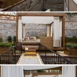 تصویر - حیاط اختصاصی برای اتاقهای هتلی در استانبول - معماری