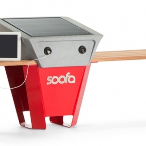تصویر - نیمکت های خورشیدی Soofa در آمریکا - معماری