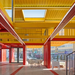 تصویر - پاویون Container Stack Pavilion ، اثر تیم معماری People Architecture ، چین - معماری