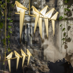 تصویر - چراغهای پرنده اریگامی - معماری