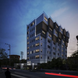 تصویر - ساختمان امیران ، اثر استودیو آلادیزاین ، تنکابن - معماری