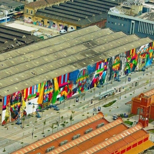 تصویر - رکورد بزرگترین نقاشی دیواری جهان به مناسبت المپیک 2016 ریو - معماری
