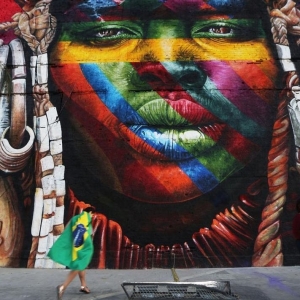 تصویر - رکورد بزرگترین نقاشی دیواری جهان به مناسبت المپیک 2016 ریو - معماری