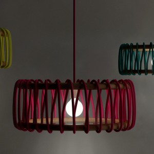 تصویر - چراغ آویز ماکارون (Macaron Lamp) ، اثر طراح اسپانیایی Silvia Cenal Idarreta - معماری