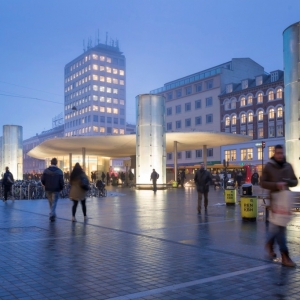 تصویر - ایستگاه مدرن شهری Nørreport  ، اثر تیم طراحی Gottlieb Paludan  و COBE ، دانمارک - معماری