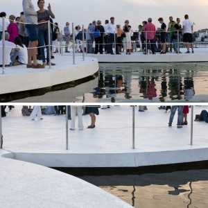 تصویر - برگزاری کنسرت در صفحات شناور روی آب - معماری