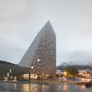 تصویر - مرکز کوهنوردی Norwegian ، اثر تیم طراحی Reiulf Ramstad Architects ، نروژ - معماری