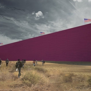 تصویر - دیوار دونالد ترامپ در مرز مکزیک و آمریکا طراحی شد. - معماری
