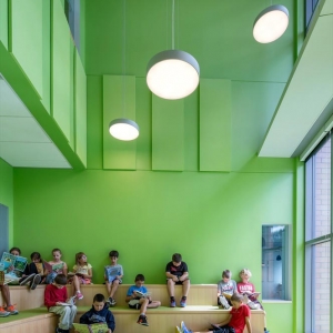 تصویر - مدرسه ابتدایی Woodland , اثر تیم معماران HMFH , آمریکا - معماری