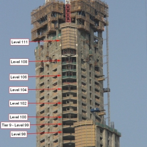 تصویر - برج خلیفه ( Burj Khalifa ) ، اثر تیم معماری SOM ، امارات متحده عربی - معماری