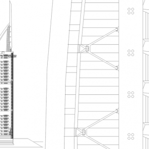 تصویر - برج العرب ( Burj al Arab )  اثر تیم معماری Tom Wright at WKK Architects , امارات متحده عربی - معماری