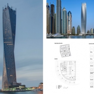 تصویر - برج Cayan , اثر تیم معماری Skidmore, Owings & Merrill - SOM , امارات متحده عربی - معماری