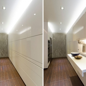 تصویر - ایده های طراحی آشپزخانه ، پنهان ساختن لوازم برقی داخل کابینت - معماری