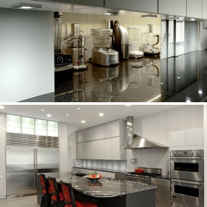 تصویر - ایده های طراحی آشپزخانه ، پنهان ساختن لوازم برقی داخل کابینت - معماری