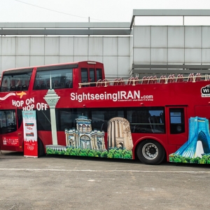 تصویر - اتوبوس‌های دو طبقه گردشگری در تهران - معماری