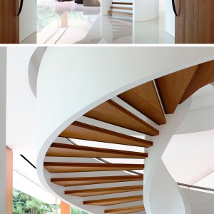 تصویر - 16 نمونه پله مدرن مارپیچی - معماری
