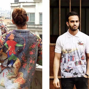 تصویر - پایه گذار برند مهتین و ایده استفاده ازنقوش کاخهای ایرانی بر روی لباس - معماری