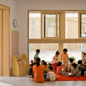 تصویر - مهد کودک دوزبانه وابسته به East China Normal University ، اثر تیم طراحی Scenic Architecture Office ، چین - معماری