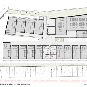 تصویر - مرکز CID با سقف چند وجهی ، اثر معماران NGNP arquitectos ، اسپانیا - معماری