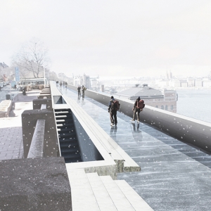 تصویر - UMA تصمیم دارد استخر بینهایت کنار دریای بالتیک در استکهلم بسازد. - معماری