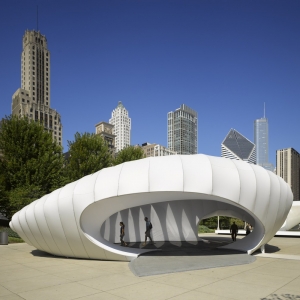 عکس - پاویون Burnham ، اثر Zaha Hadid Architects ، شیکاگو