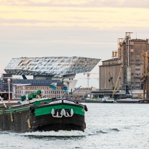 تصویر - ساختمان اداری بندرگاه Port House ، اثر تیم طراحی معماری زاها حدید ، بلژیک - معماری