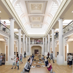 تصویر - طرح گسترش کتابخانه ایالتی ویکتوریا , اثر تیم طراحی معماران Schmidt Hammer Lassen , استرالیا - معماری